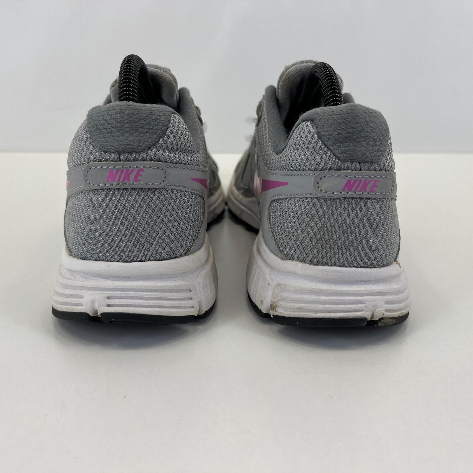 Nike Trainers Revolution 2 Grey & Pink Mesh Running Gym Shoes size UK 7 / EU 41