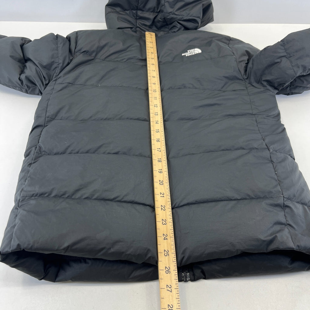 The North Face 550 Down Filled Padded Puffer Jacket in Black Youth Junior XL