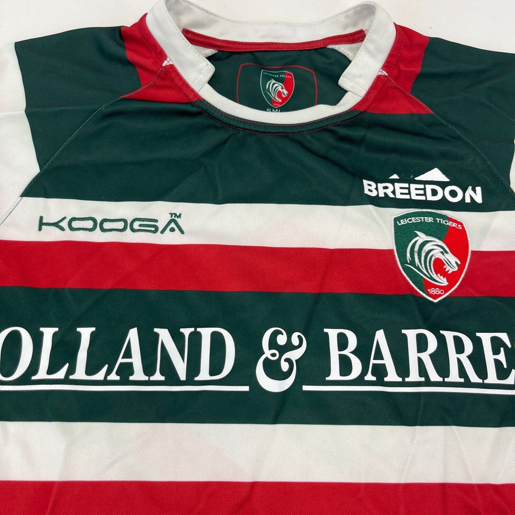 Leicester Tigers Rugby Home Shirt 2016/2017 - Kooga size S Jersey