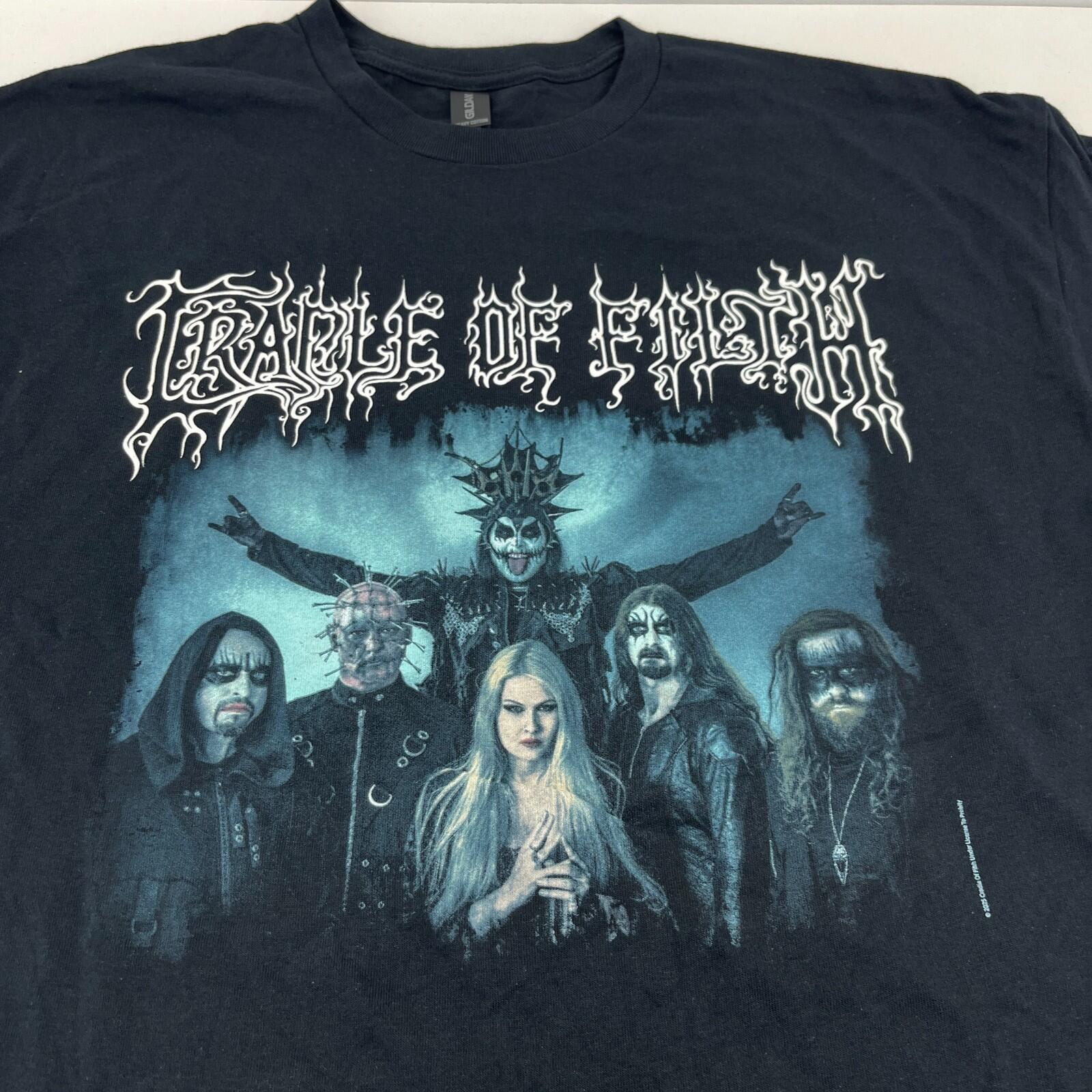 Cradle of Filth Summoned in Summer 2025 Tour T Shirt size XL - NWOT