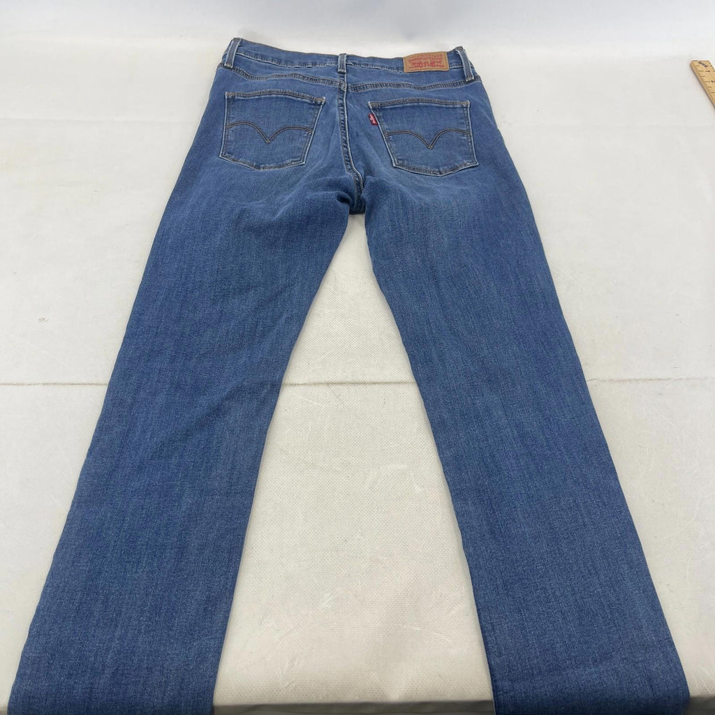 Levi's Slimming Skinny Stretch Jeans Women's W28" L32" Mid Blue Denim