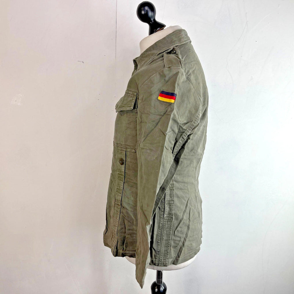 Vintage German Army Long Sleeve Heavy Twill Combat Shirt Genuine Field size M