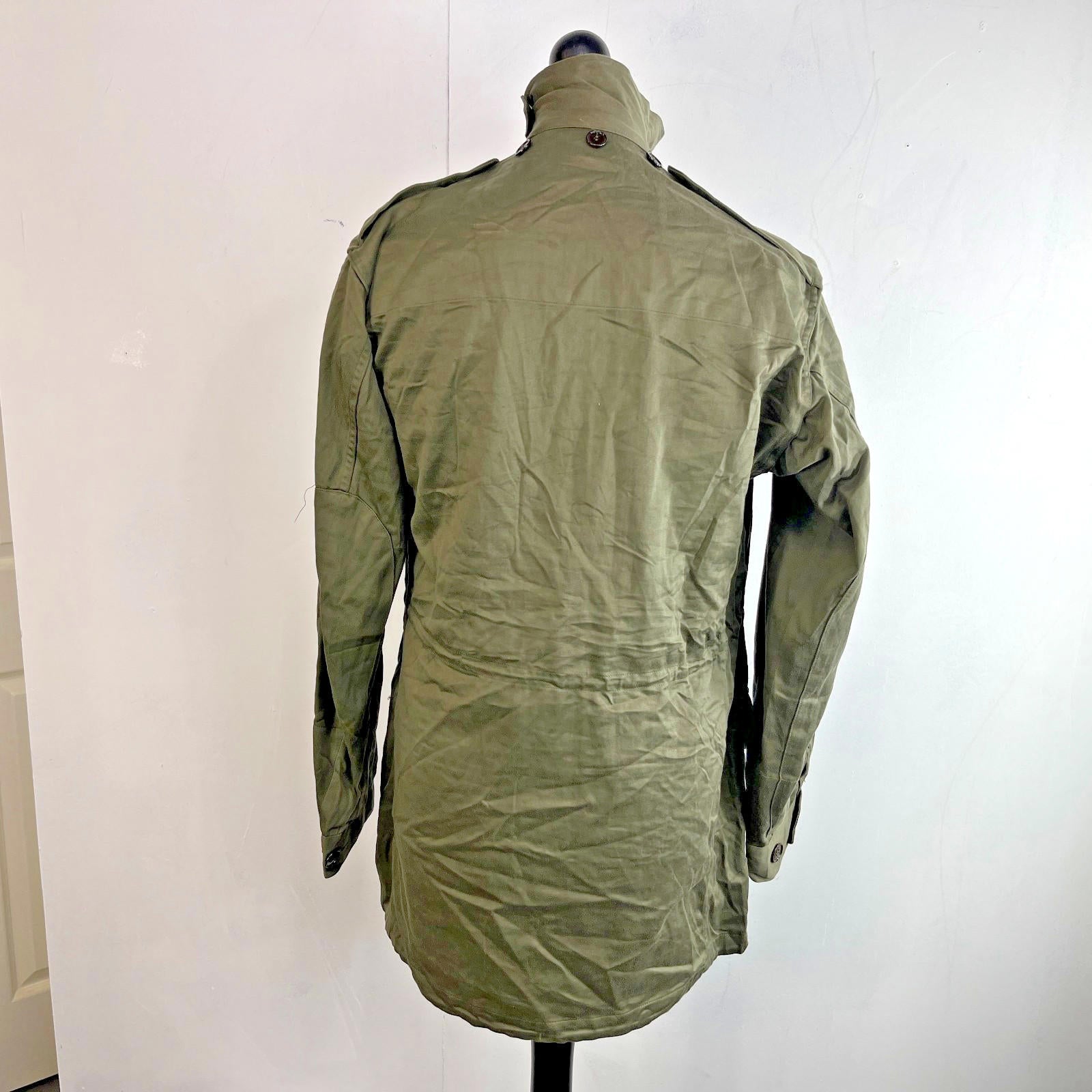 1968 French Army Combat Jacket Parka in Olive Green size 92 L - Near Mint