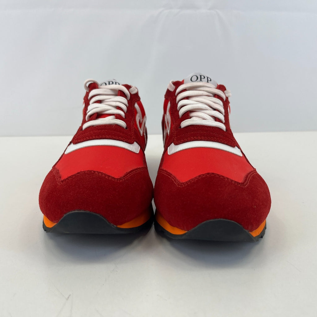 OPP France Men's Trainers in Red UK size 8.5 - Near Mint