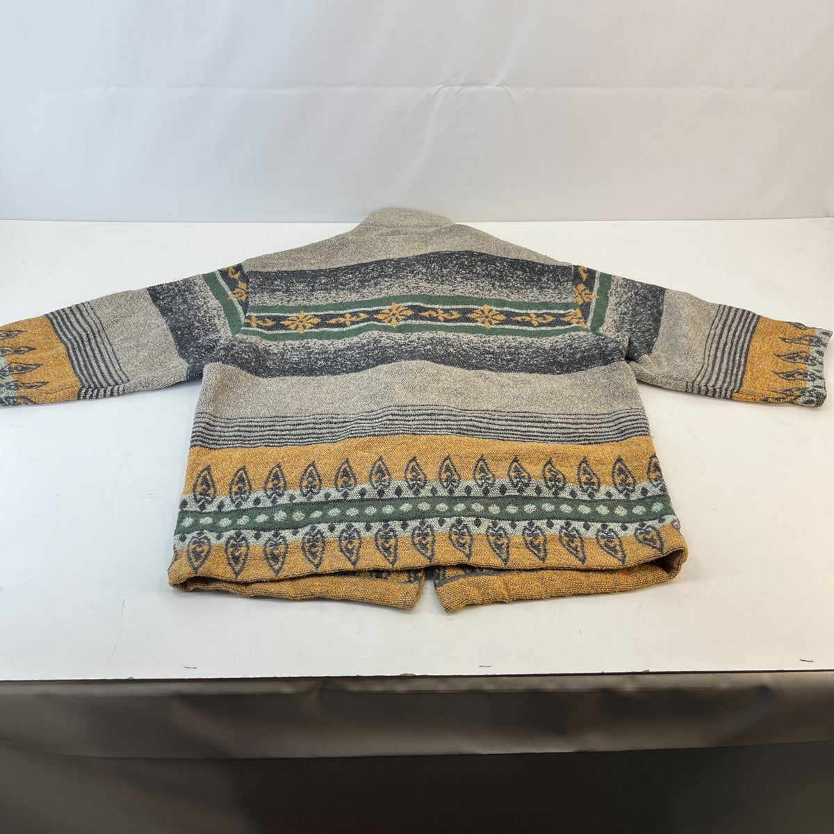 Teddy Smith California Outdoorsman Blanket Jacket Half Sleeve Beige/Yellow M