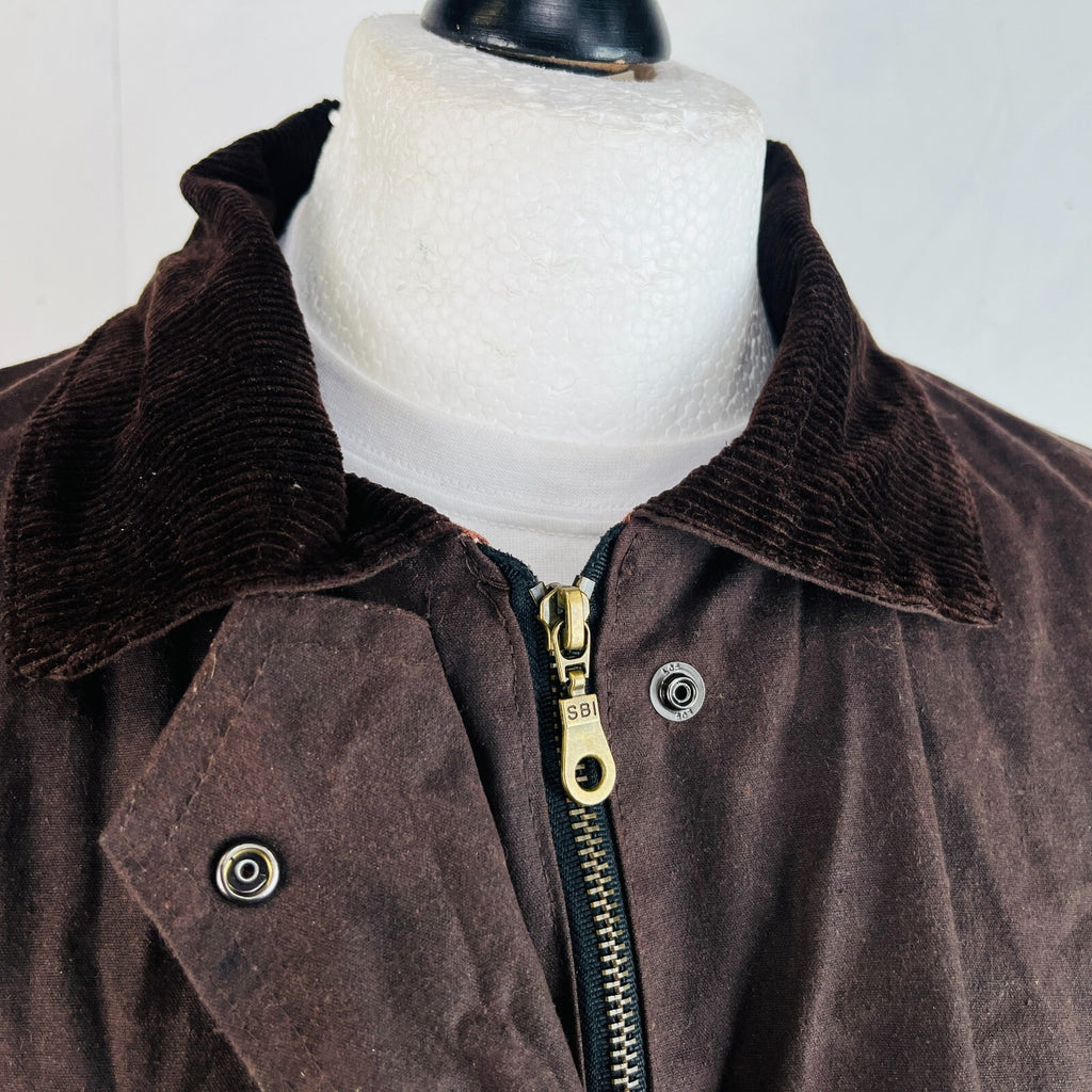 Greenbelt Women’s Wax Jacket in Brown size 2XL Waxed Cotton Coat