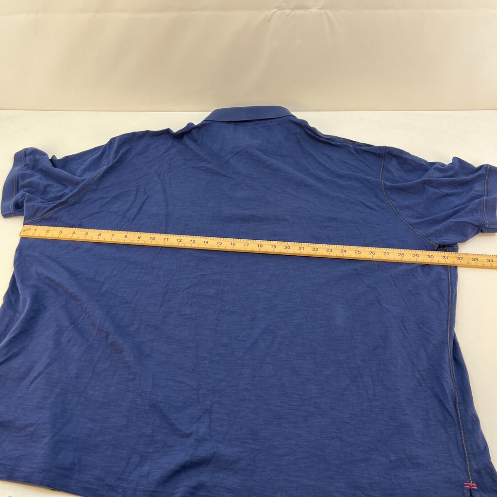 Baileys Men's Navy Blue Polo Shirt with Pocket size 5XL