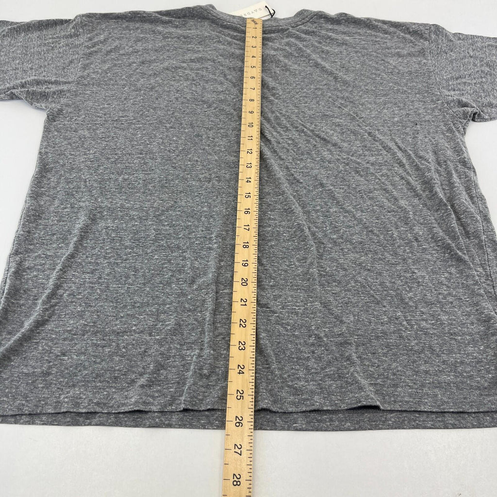 Daydreamer Led Zeppelin 1969 Tour Print Distressed T-Shirt Grey size US M UK XL