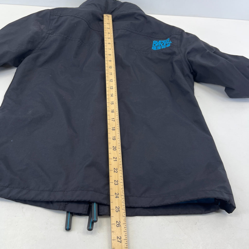 SuperDry Women's Windcheater Jacket in Black & Blue size XL
