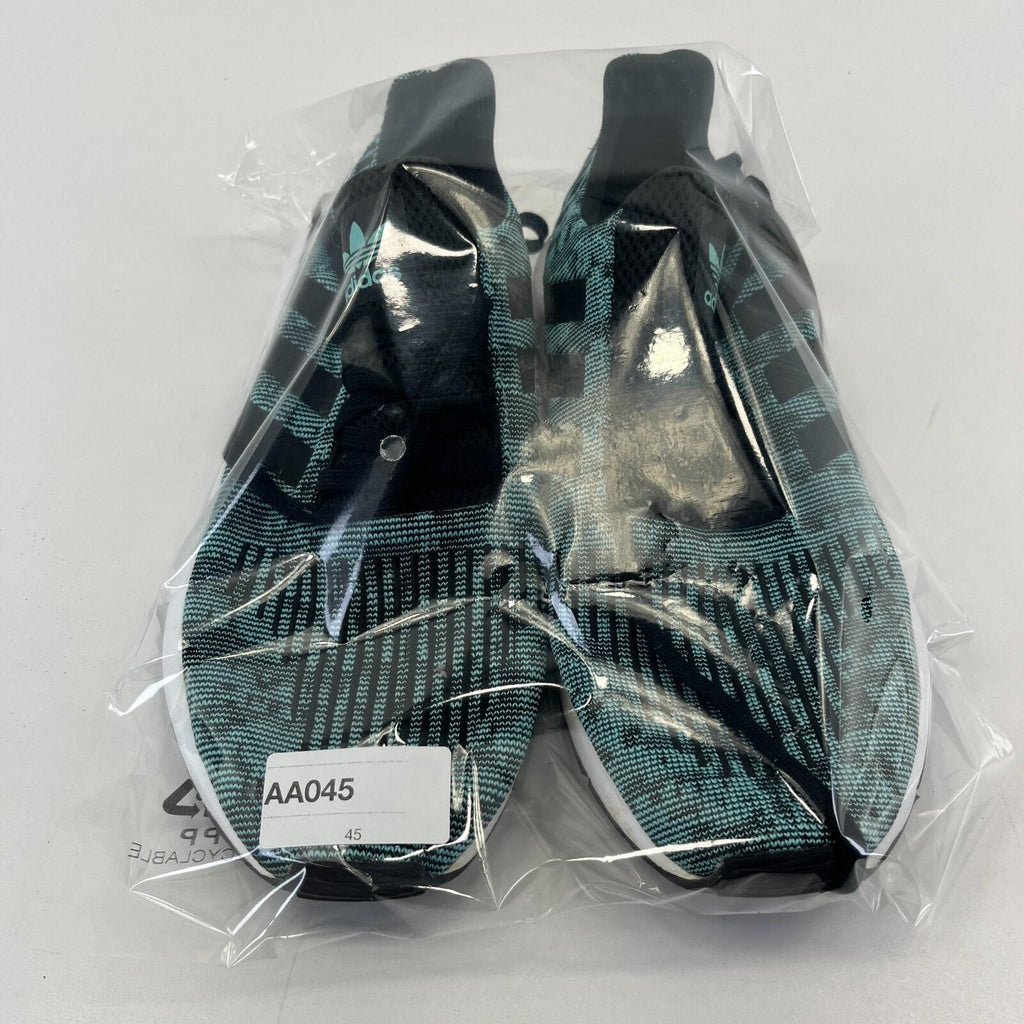 Adidas Swift Run Mens Trainers Mint Green Mesh Knit UK size 10.5 - VGC