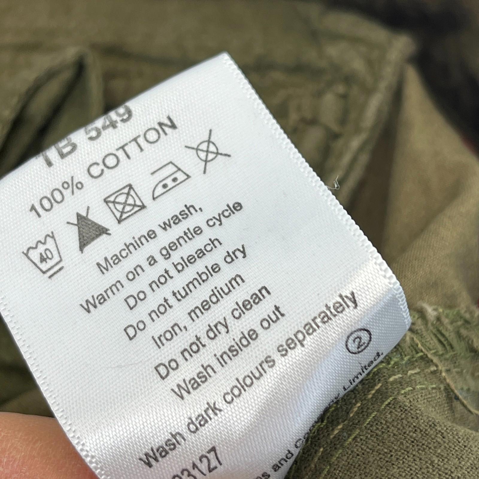Joe Browns Mens Shorts Waist 46" Khaki Green Cargo Utility Pockets Military Styl