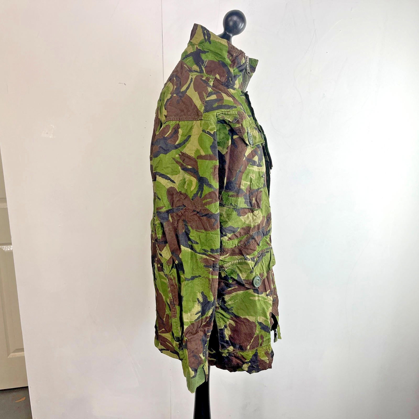 British Army Jacket DPM Woodland Camouflage Ripstop Field Coat Smock size 170/96