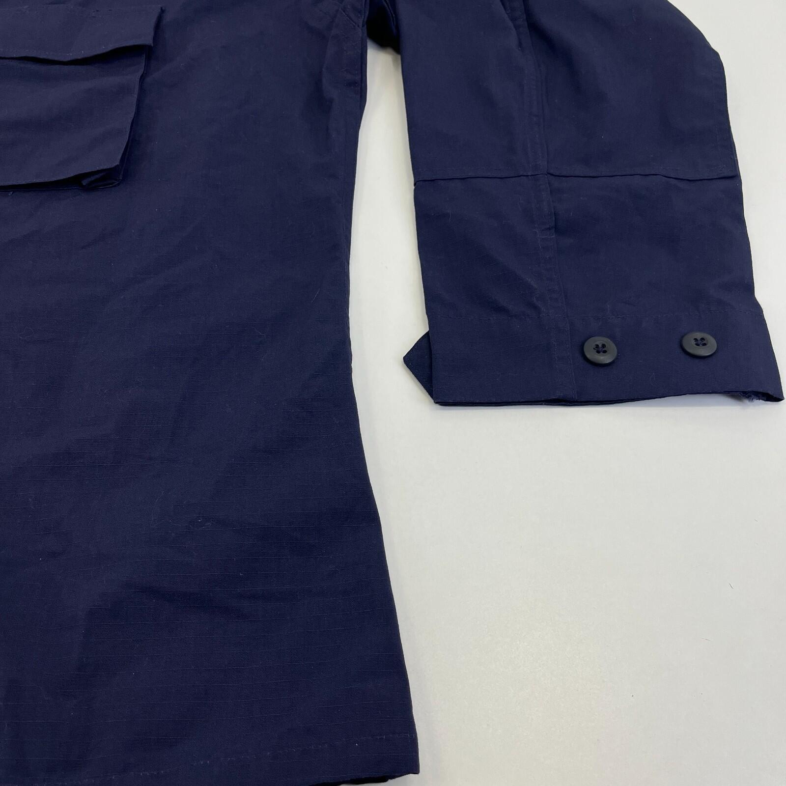US Navy Chore Shacket Jacket Shirt Blue Ripstop size 2XL