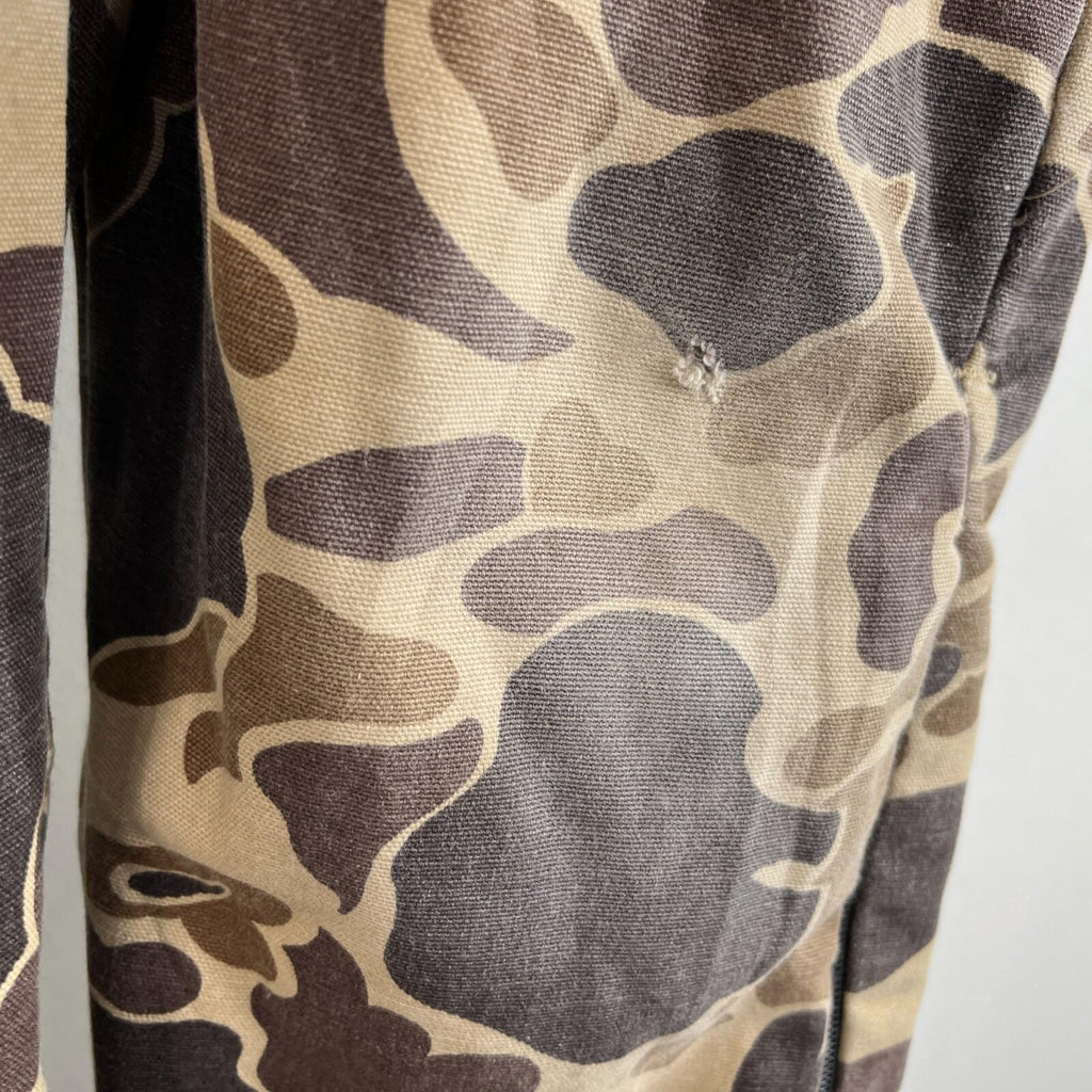 Walls Kids Quilted Overalls US Youth size 12 Brown Beige Camo