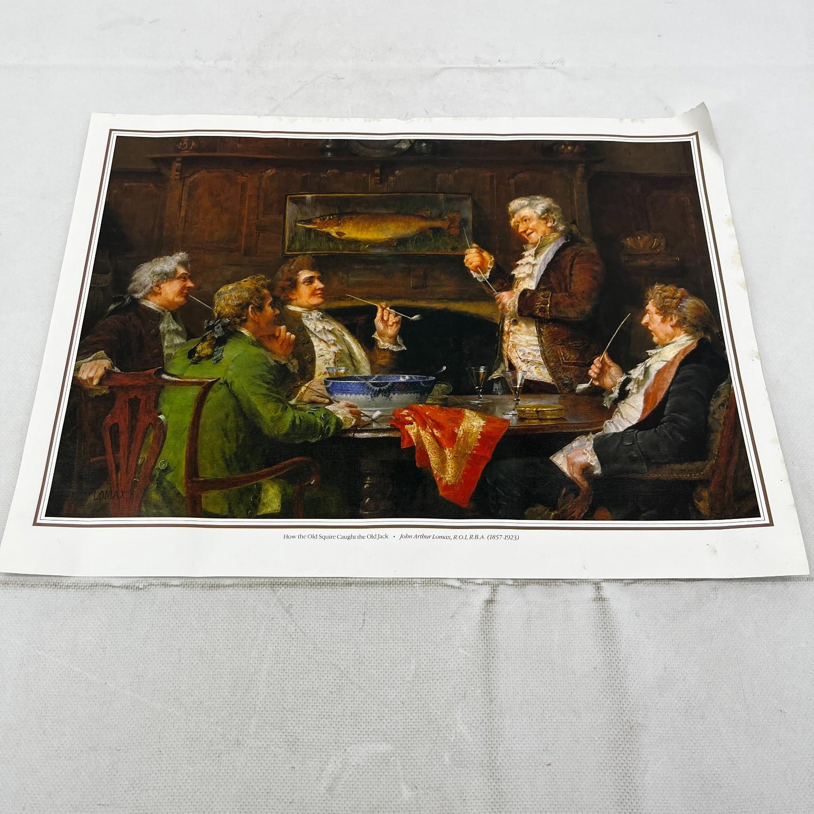 How the Old Squire Caught the Old Jack John Arthur Lomax Textured Print