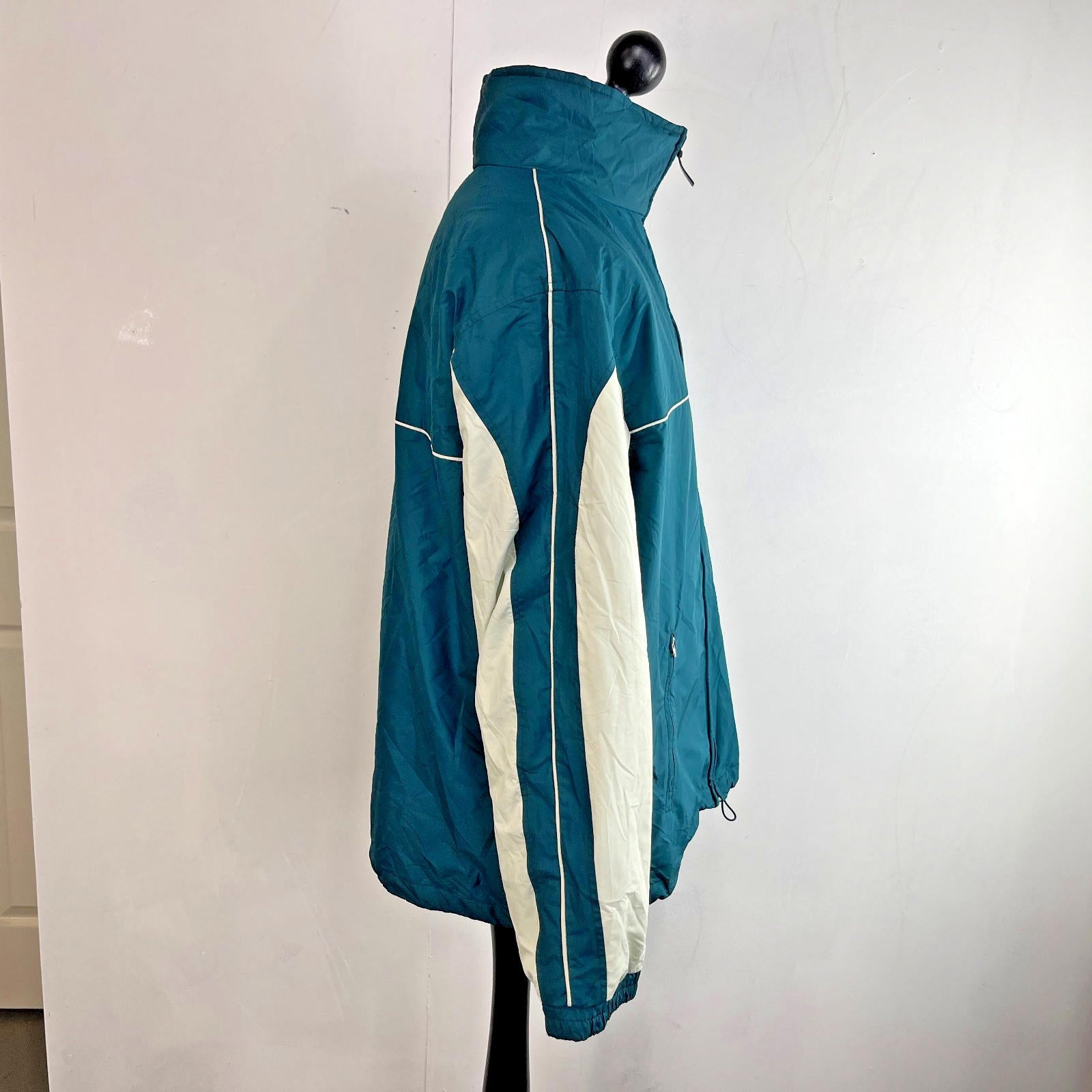 Rukka Men's Casual Jacket Teal Green Windbreaker size Large Oversized