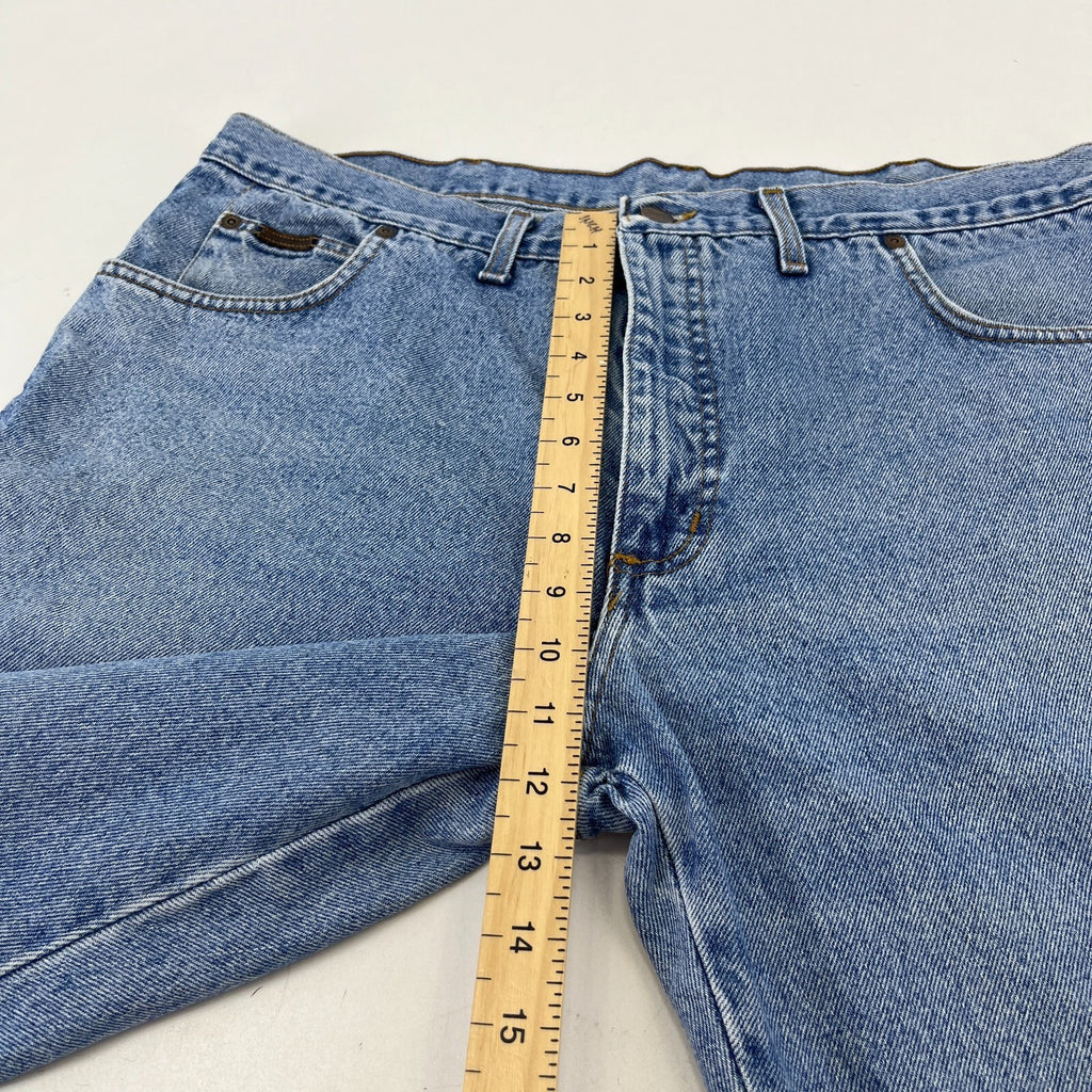 Wrangler Men's Blue Regular Fit Straight Leg Denim Jeans W40" L29"