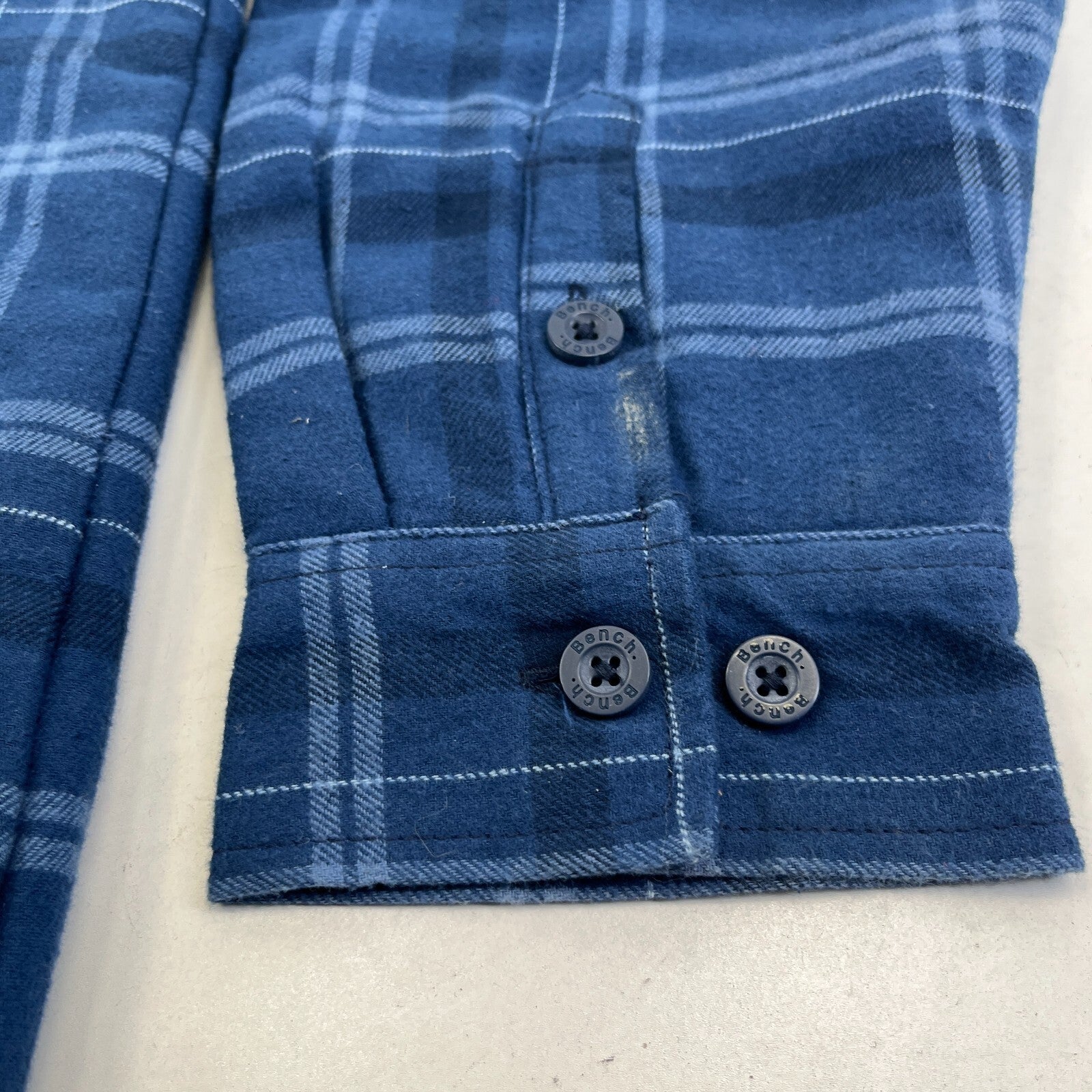 Bench Men's Quilted Padded Work Chore Shirt Lumberjack Jacket Top with Hood 2XL