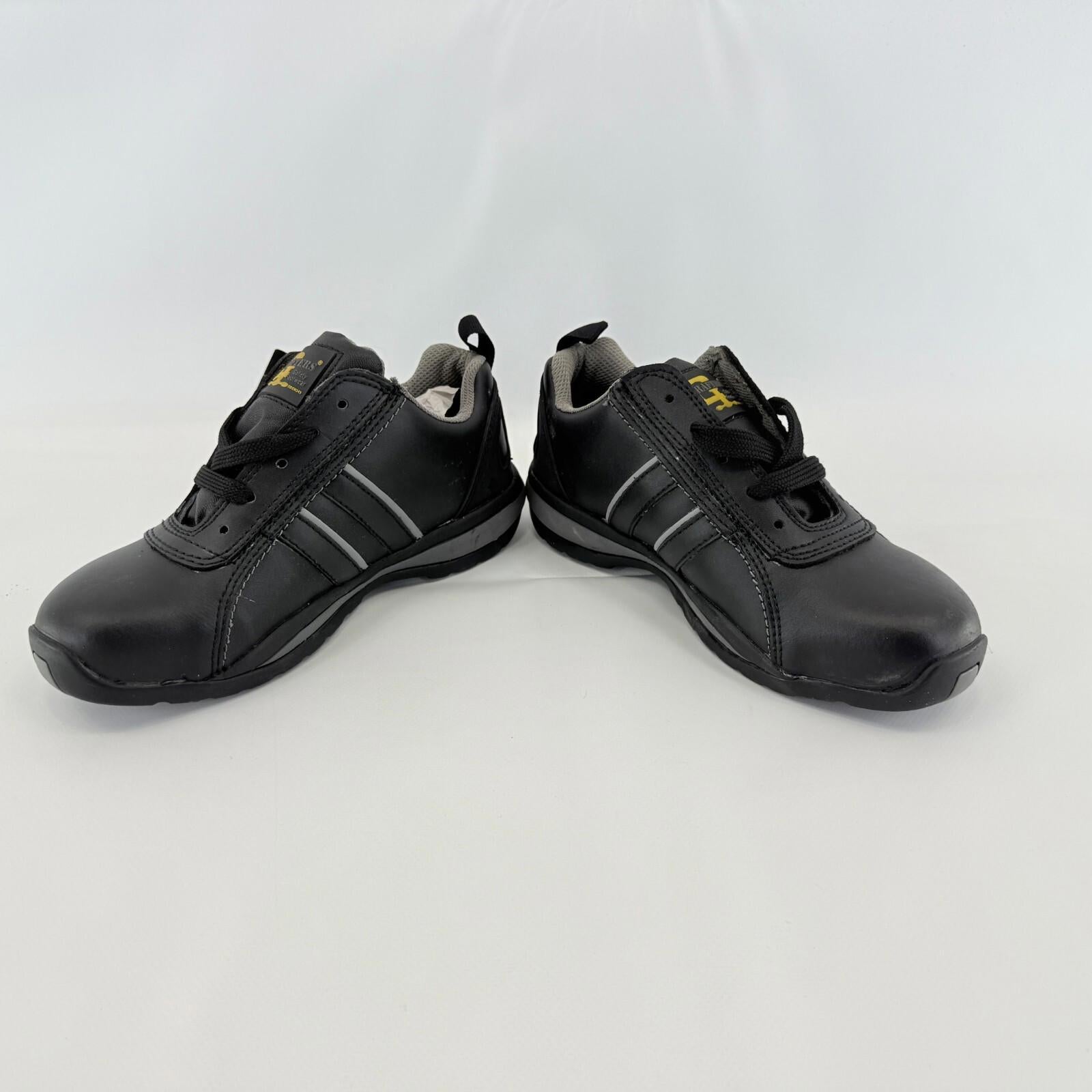 Grafters Leather Ankle Safety Boots Steel Toe Cap Lace Up Work Trainer UK size 3