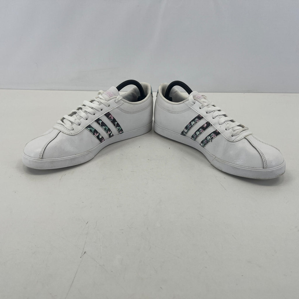 Adidas Ortholite Float Ladies White Trainers with Floral Stripes size UK 8 EU 42