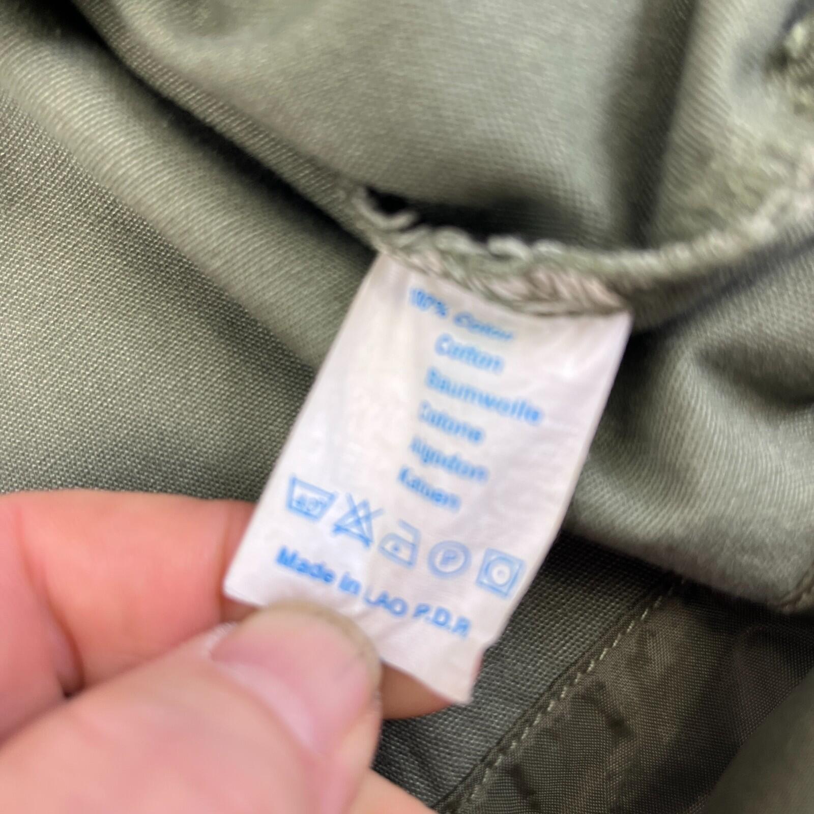 Decathlon Men's Shooting Vest in Olive Green Cotton Canvas size 4XL