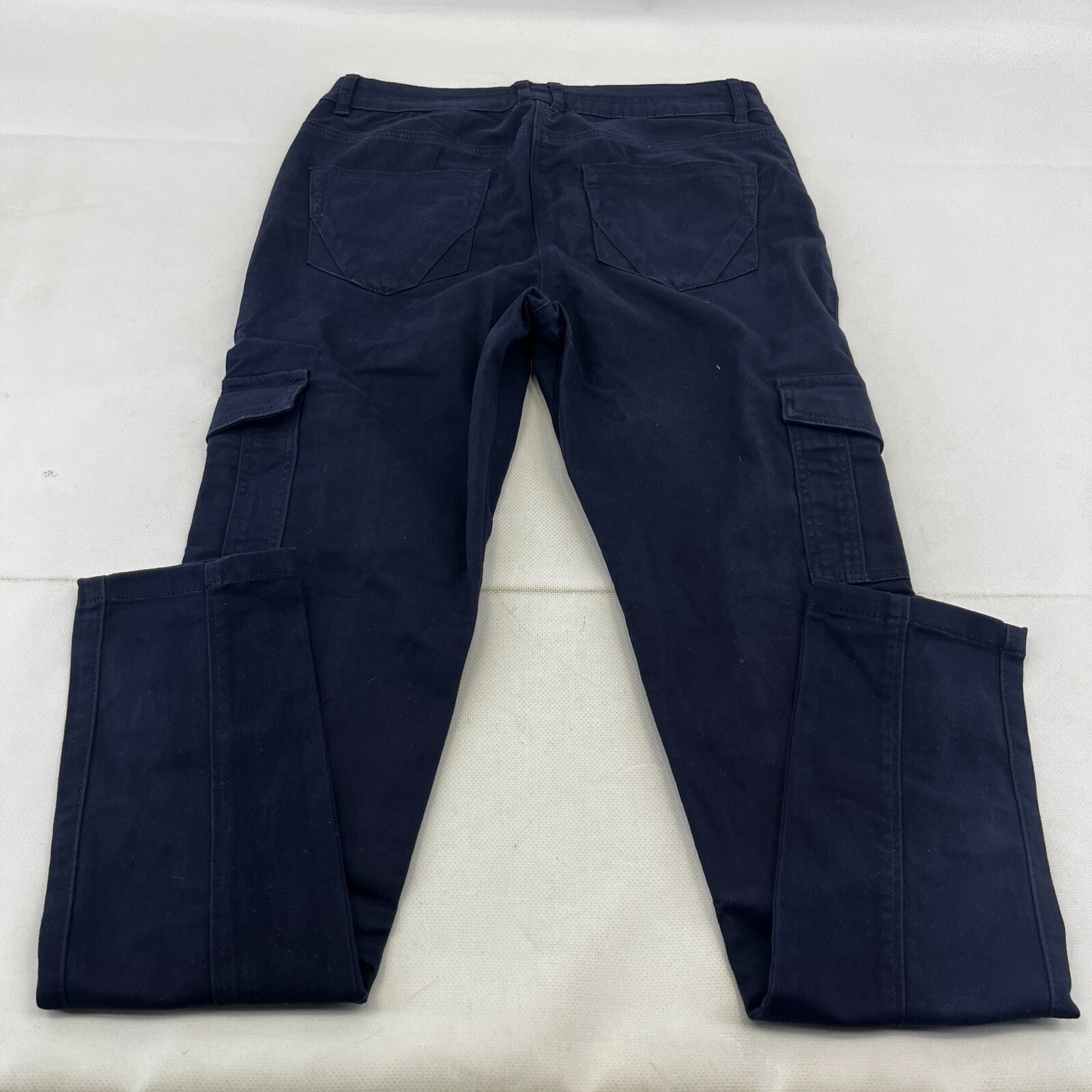 Nutmeg Slim Fit Cargo Pants Trousers Jeans in Blue UK Women's size 10 - NWOT