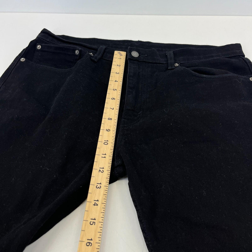 Levi Strauss 512 Jeans Mens Levis W36" Leg 30" Slim Tapered Black