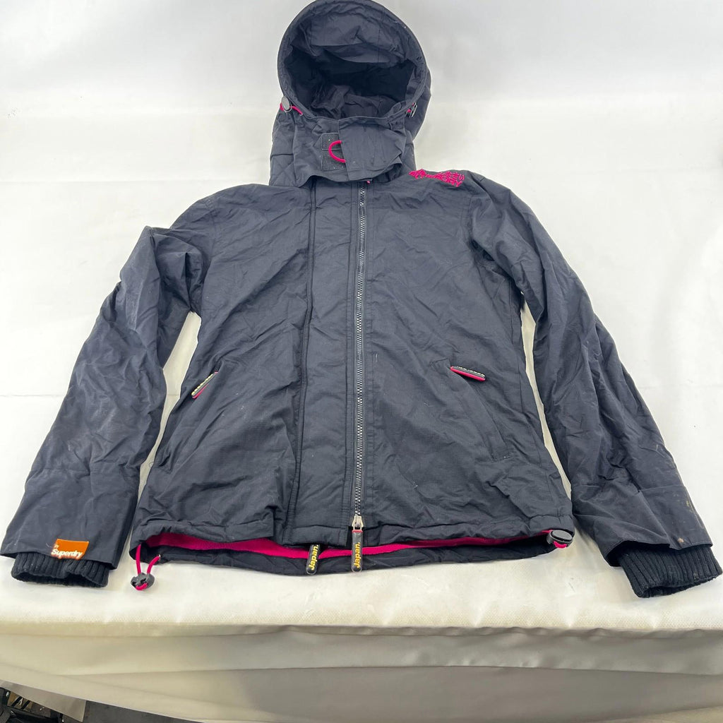 Superdry Professional Windcheater Jacket Women's size Small - Black / Pink