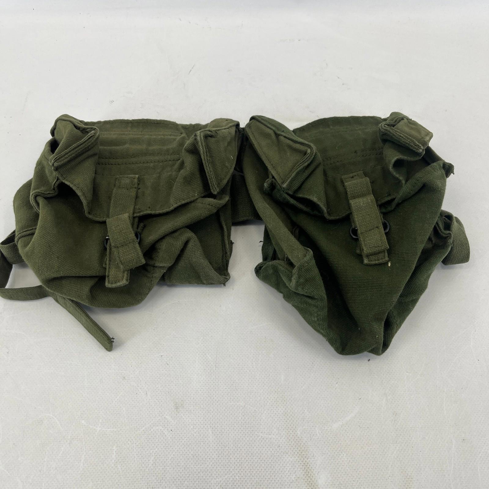 British Army 58 Pattern Webbing Kidney Pouch Set Complete