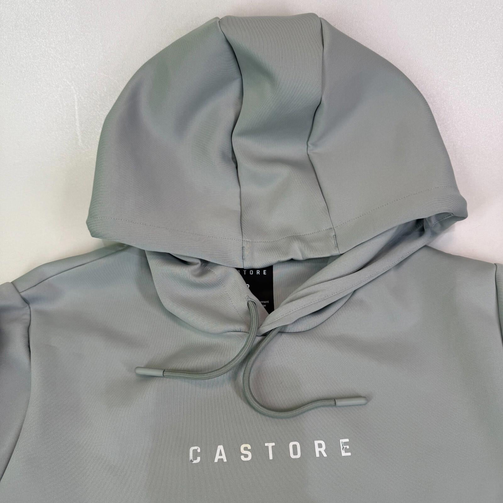 Castore Spellout Hoodie Grey Women's size 12 - NWOT - See Details
