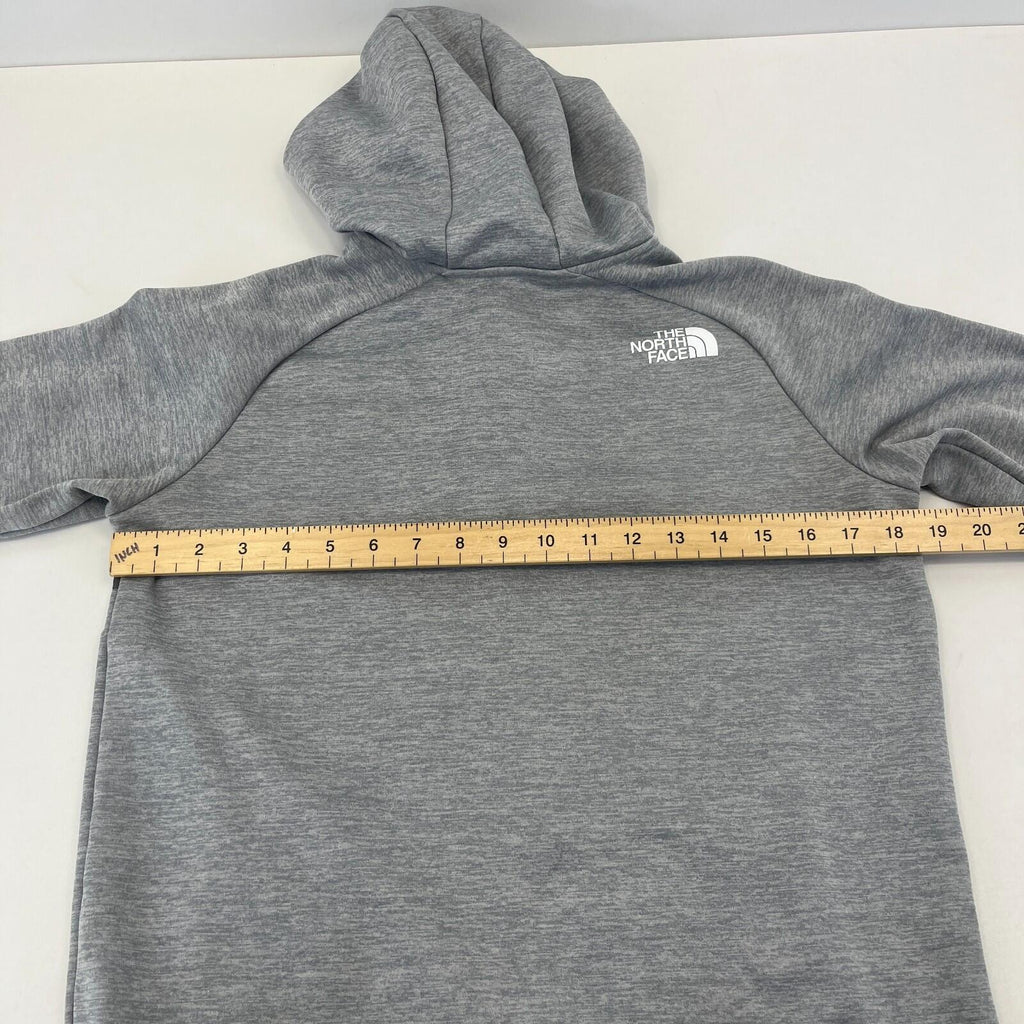 North Face Hoodie Pullover Sweatshirt in Grey Youth  Boys 2XL Kangaroo Pocket