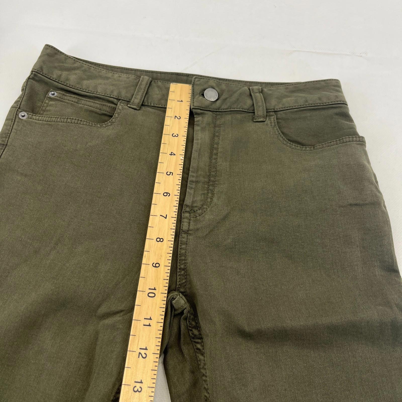 Marks & Spencer Khaki Green Super Skinny Jeans UK Women's size 12R - NWOT