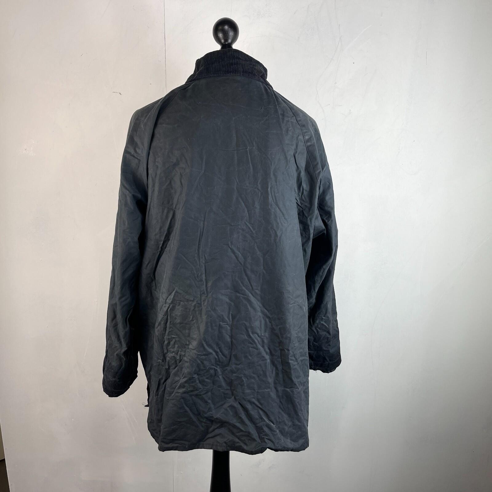 RAF Coats Wax Jacket in Black Mens size M Country Field Coat