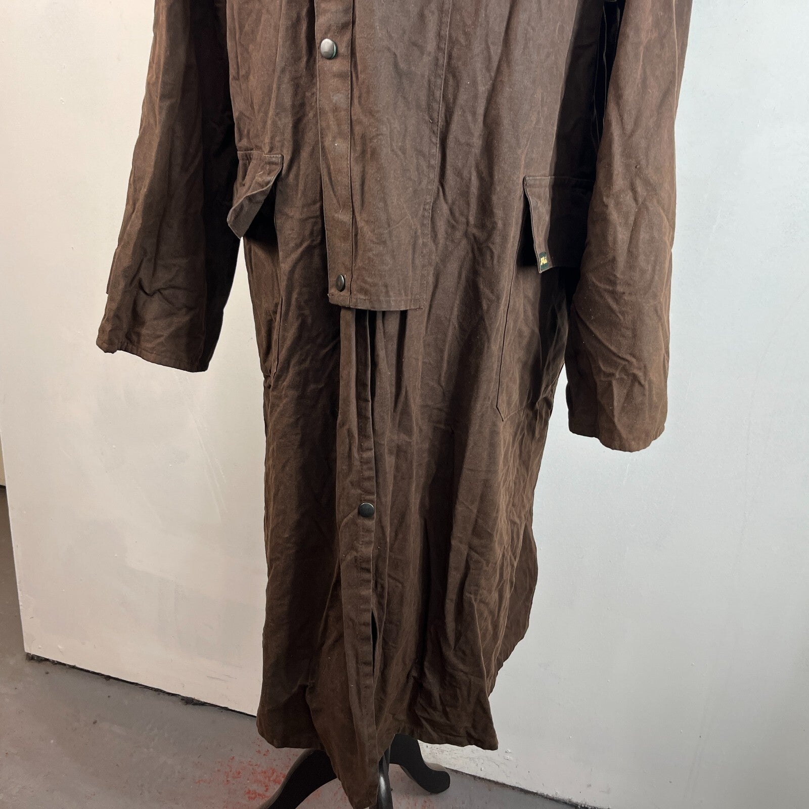 Blue Riband Made in England Wax Stockmans Riding Jacket in Brown Women's size XL