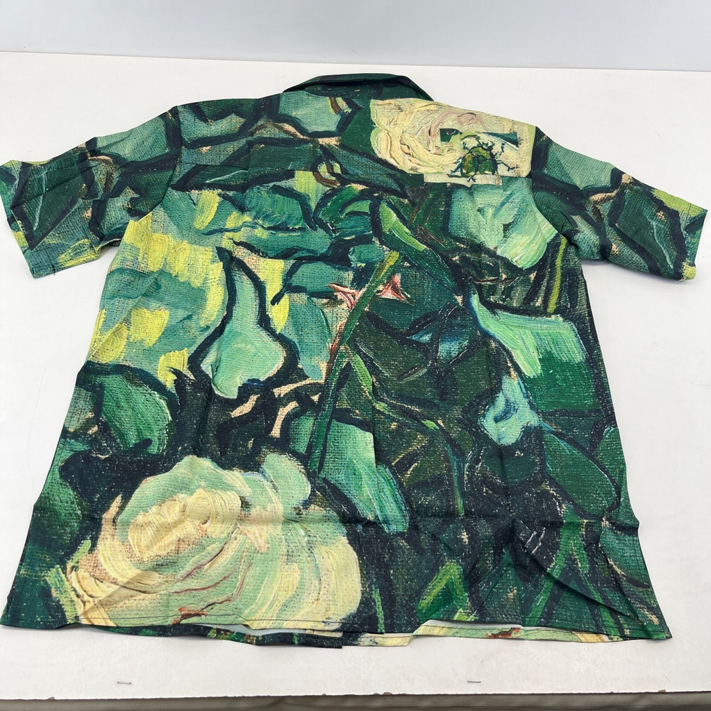 Gloomy Bear AOP Short Sleeve Shirt Forest Jungle Print size L - Sh*te Shirt