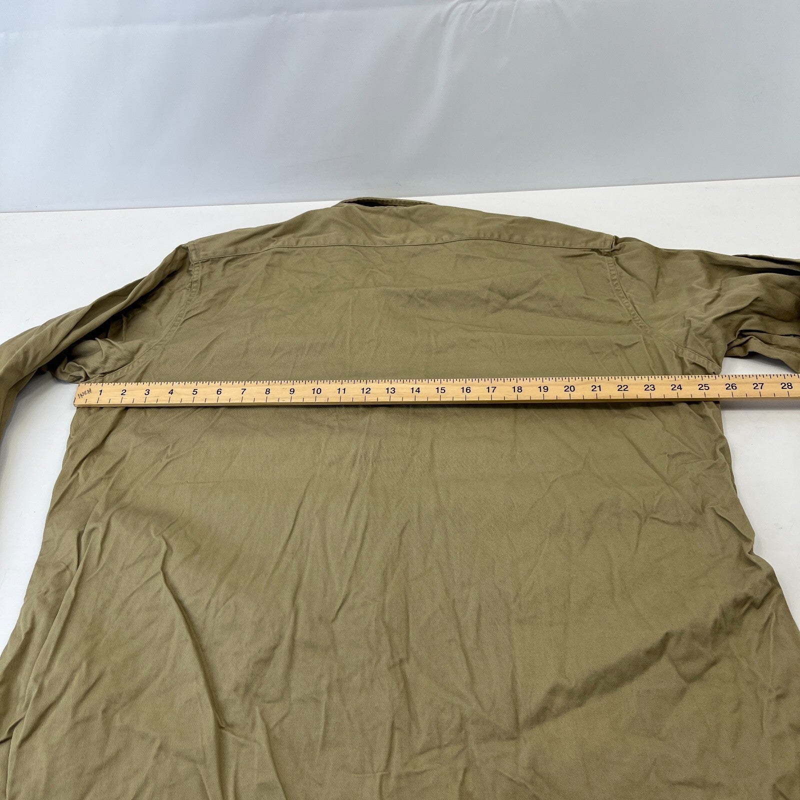 Vintage Elbeco American Marines Military Cotton Shirt Khaki Brown size 2XL