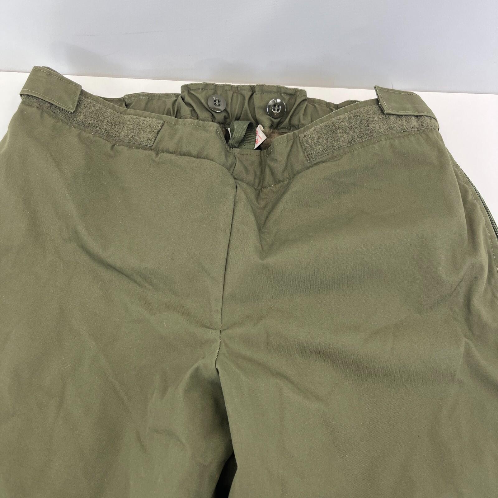 Army Fleece Lined Trouser Original German Military Waterproof Gore Tex Work Pant