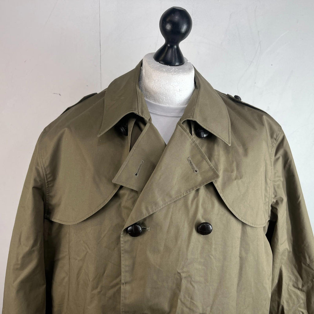 Dutch Army Military Trench Coat inc Removable Quilt Liner Khaki Green EU size 57