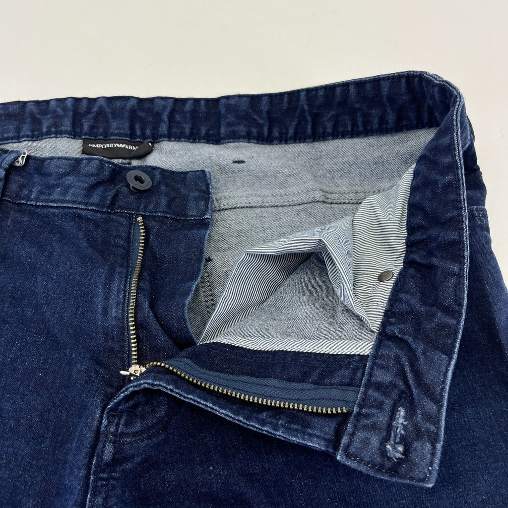 Emporio Armani Jeans J06 Slim Stretch Denim W34" L32" Dark Blue Mens 8N1J06