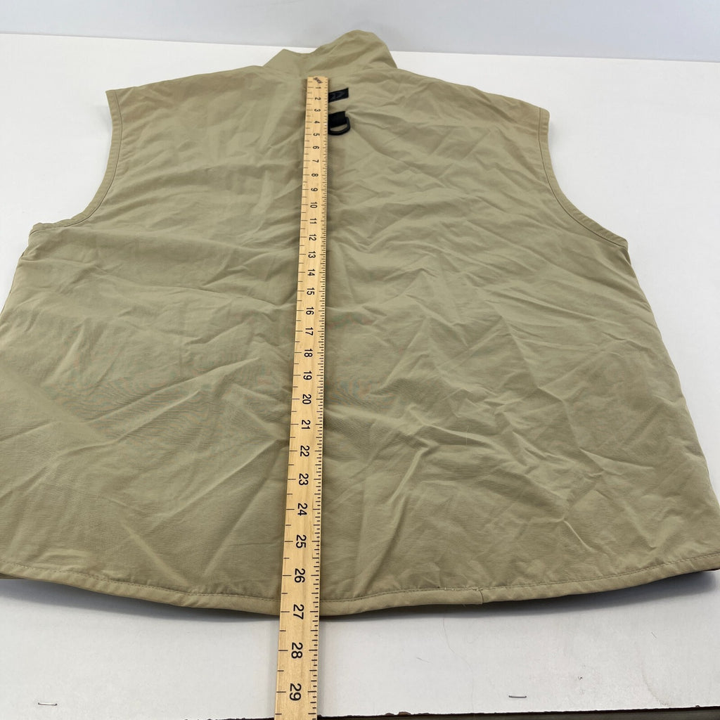 Hummel Hybrid Utility Vest Cargo Gilet Sleeveless Jacket size L Beige
