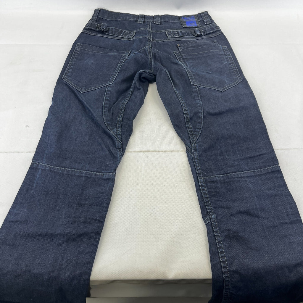 GIO GOI Blue Jeans Mens Denim Straight Leg  W32 L31