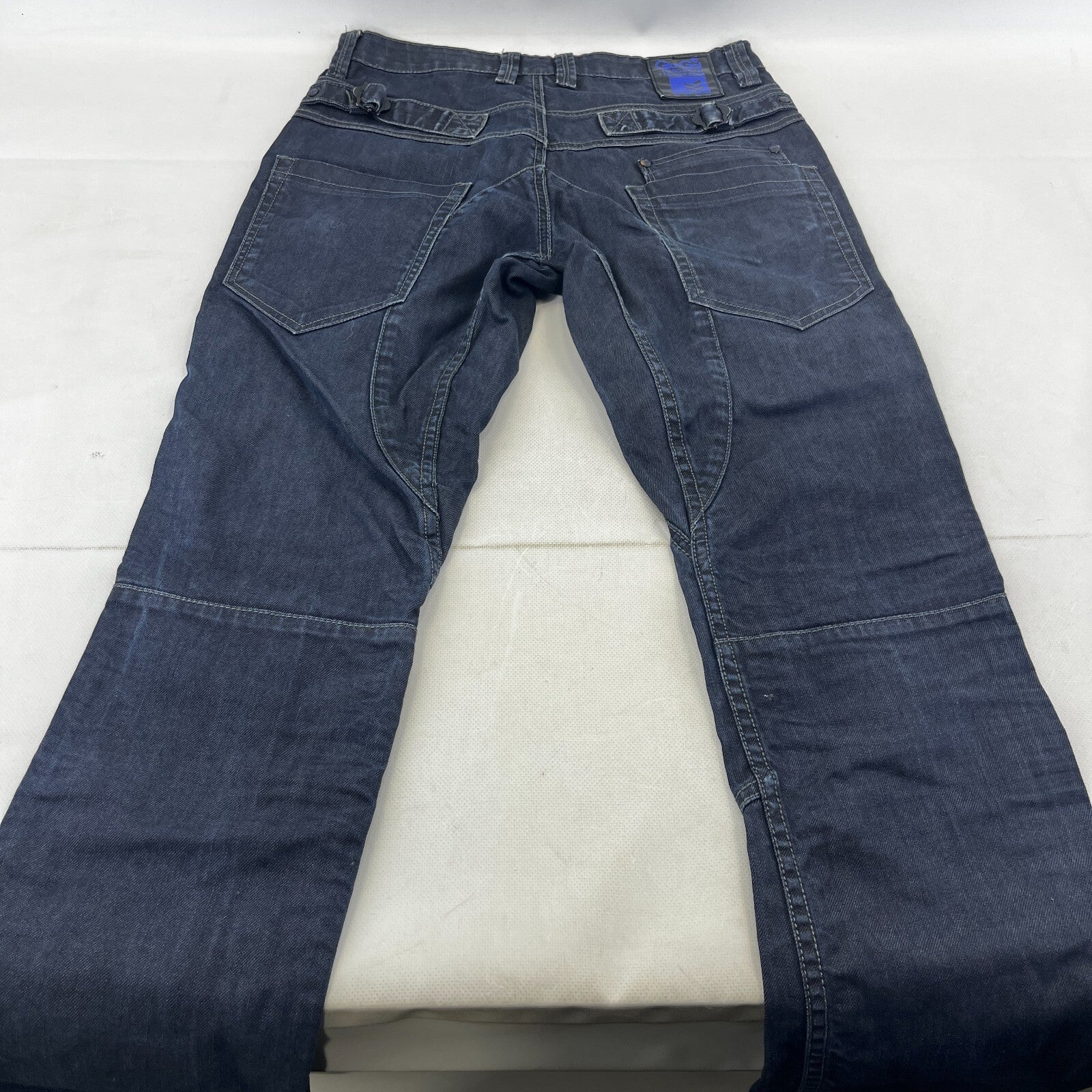 GIO GOI Blue Jeans Mens Denim Straight Leg  W32 L31