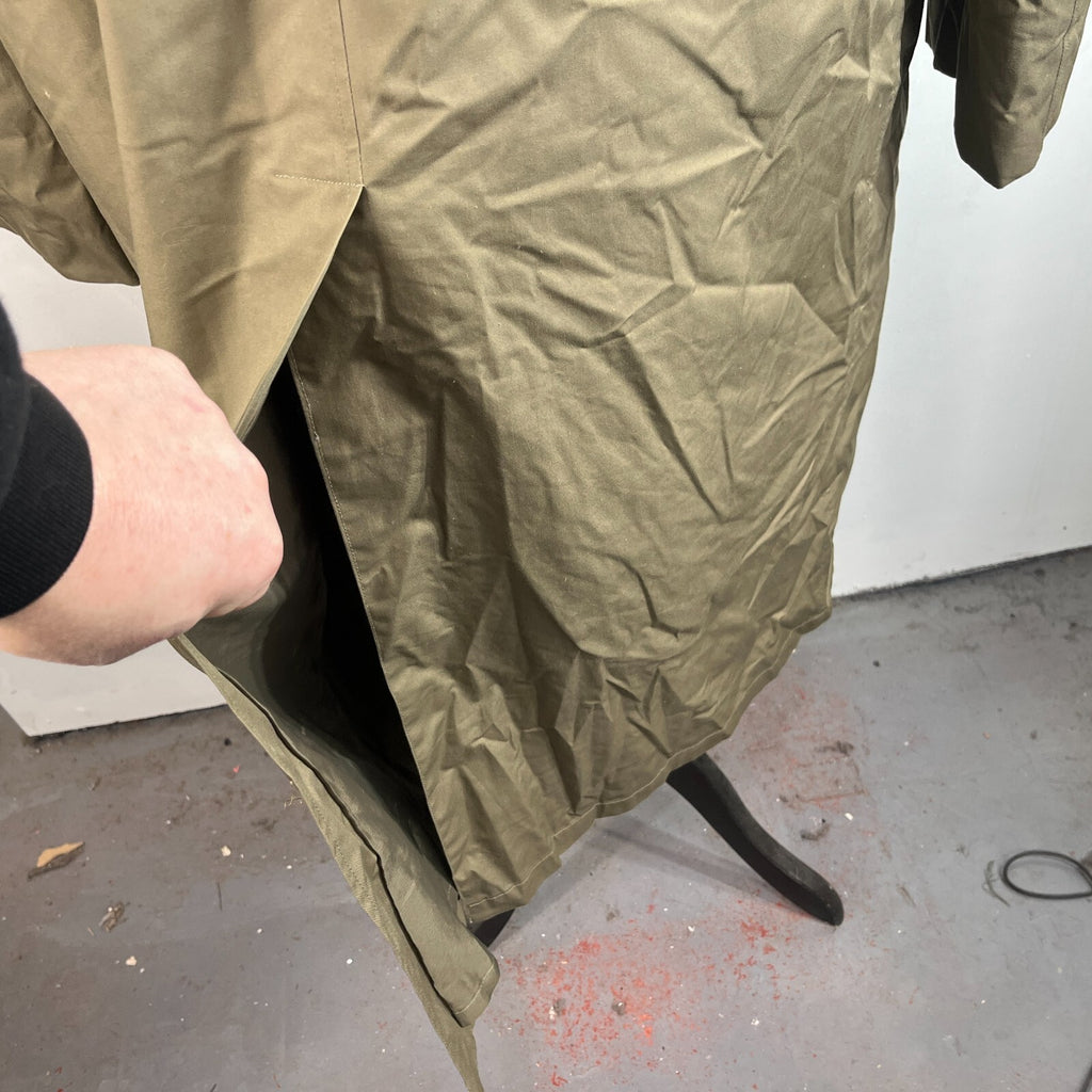 Dutch Army Military Trench Coat inc Removable Quilt Liner Khaki Green EU size 57