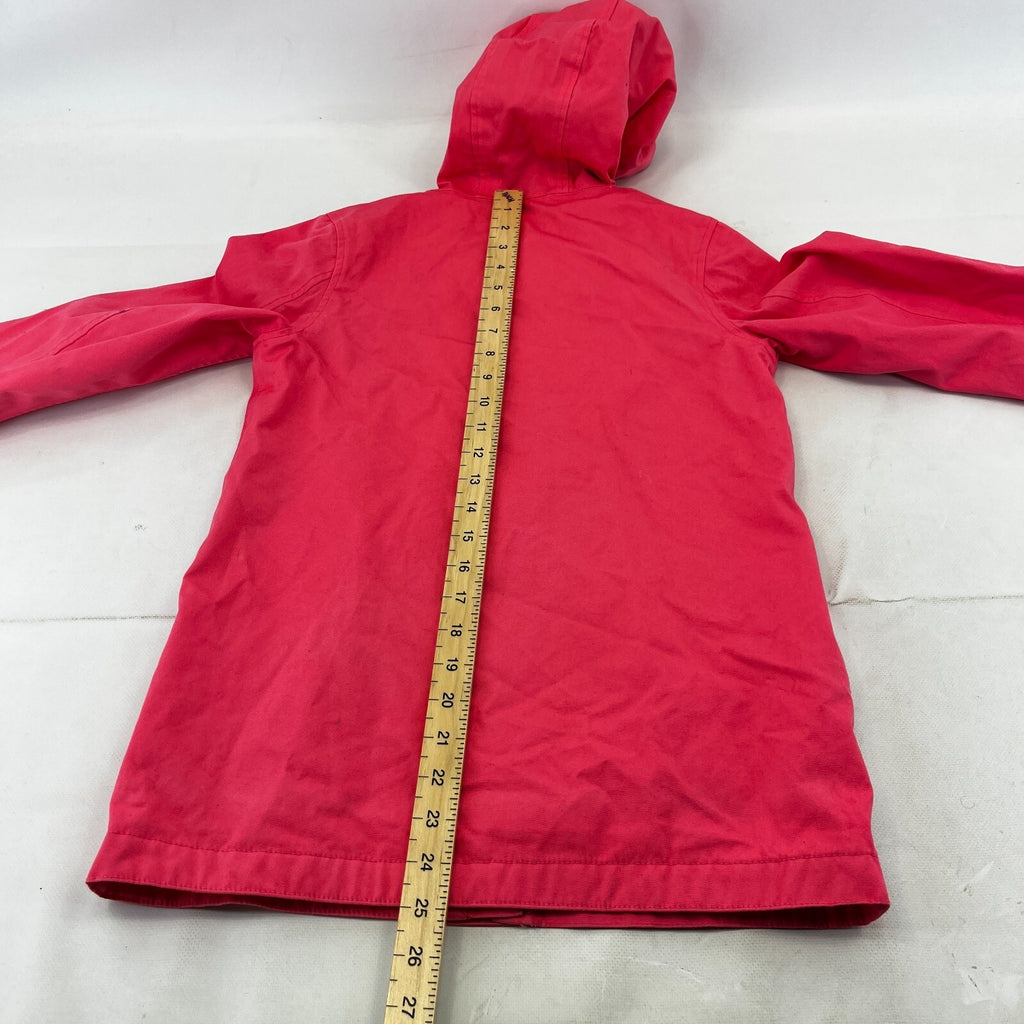 Joules Girls Waterproof Breathable Canvas Jacket Hooded in Pink size 11-12yrs