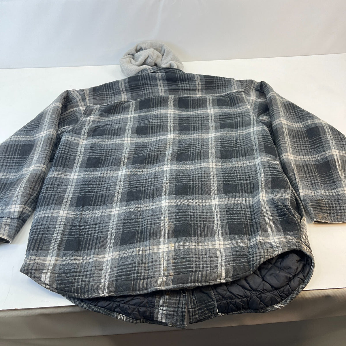 Moose Creek Men's Insulated Hooded Shacket Jacket Lumberjack Shirt size L