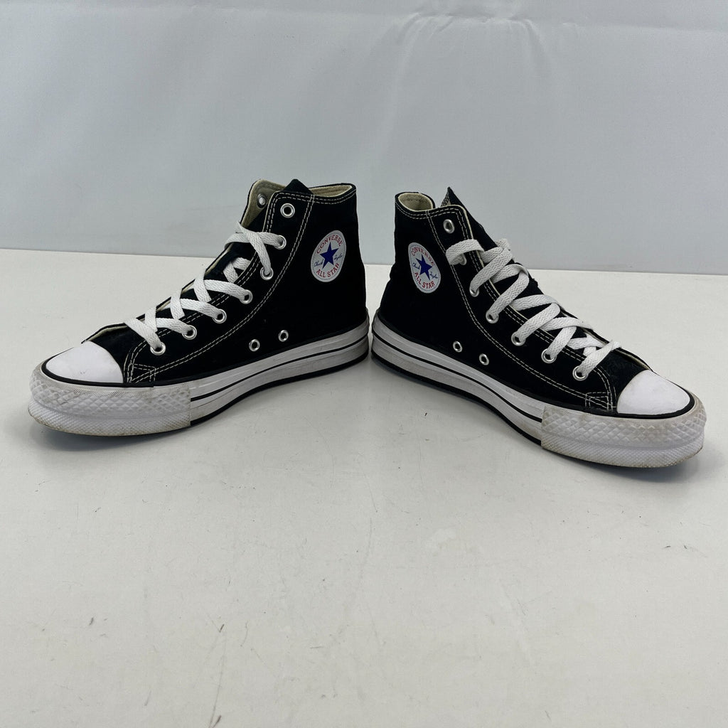 Converse Hi-Tops size UK 4.5 EU 37.5 Black Canvas & White All Stars