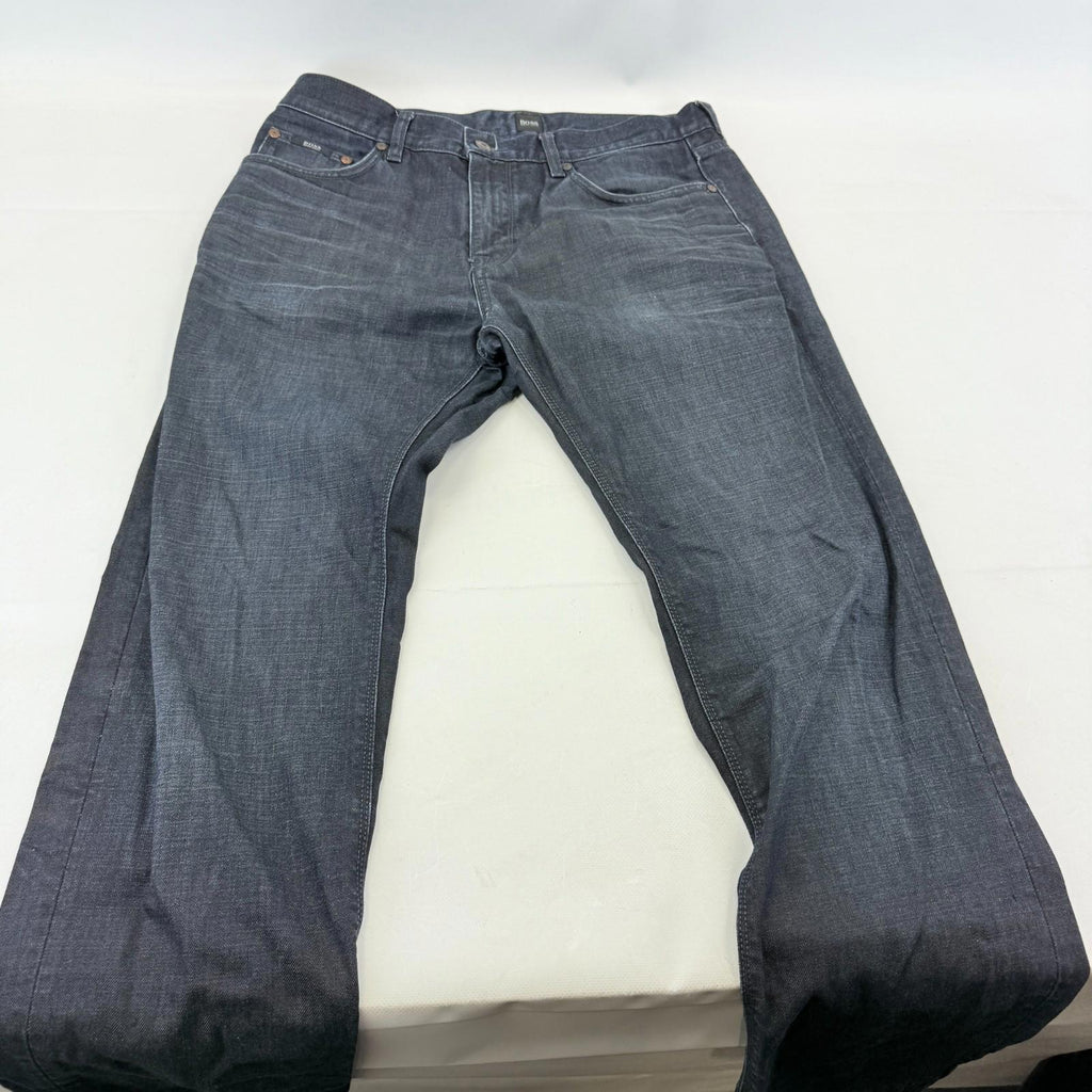 Hugo Boss Maine 1 Jeans W34" L32" Dark Blue Denim Zip Fly