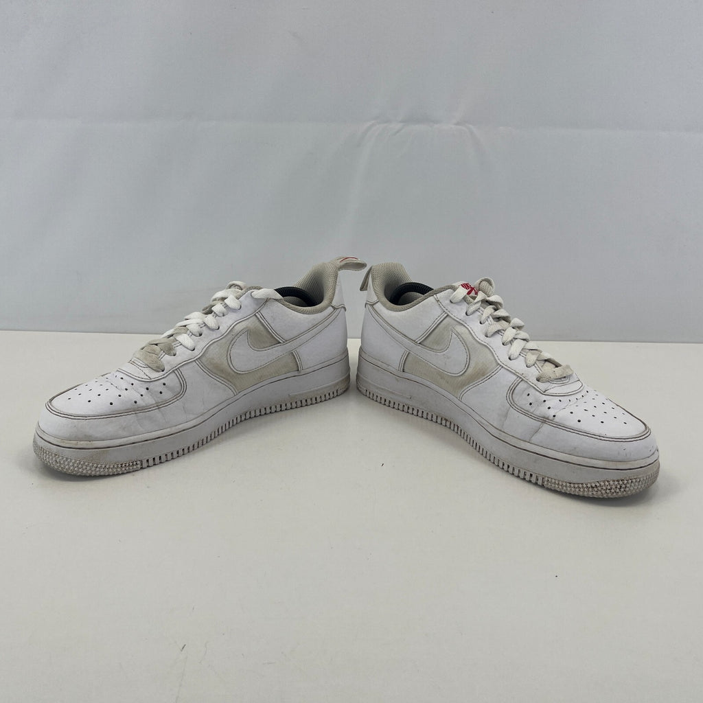 Nike Air Force 1 Low White Red AF1 size UK 9 EU 44