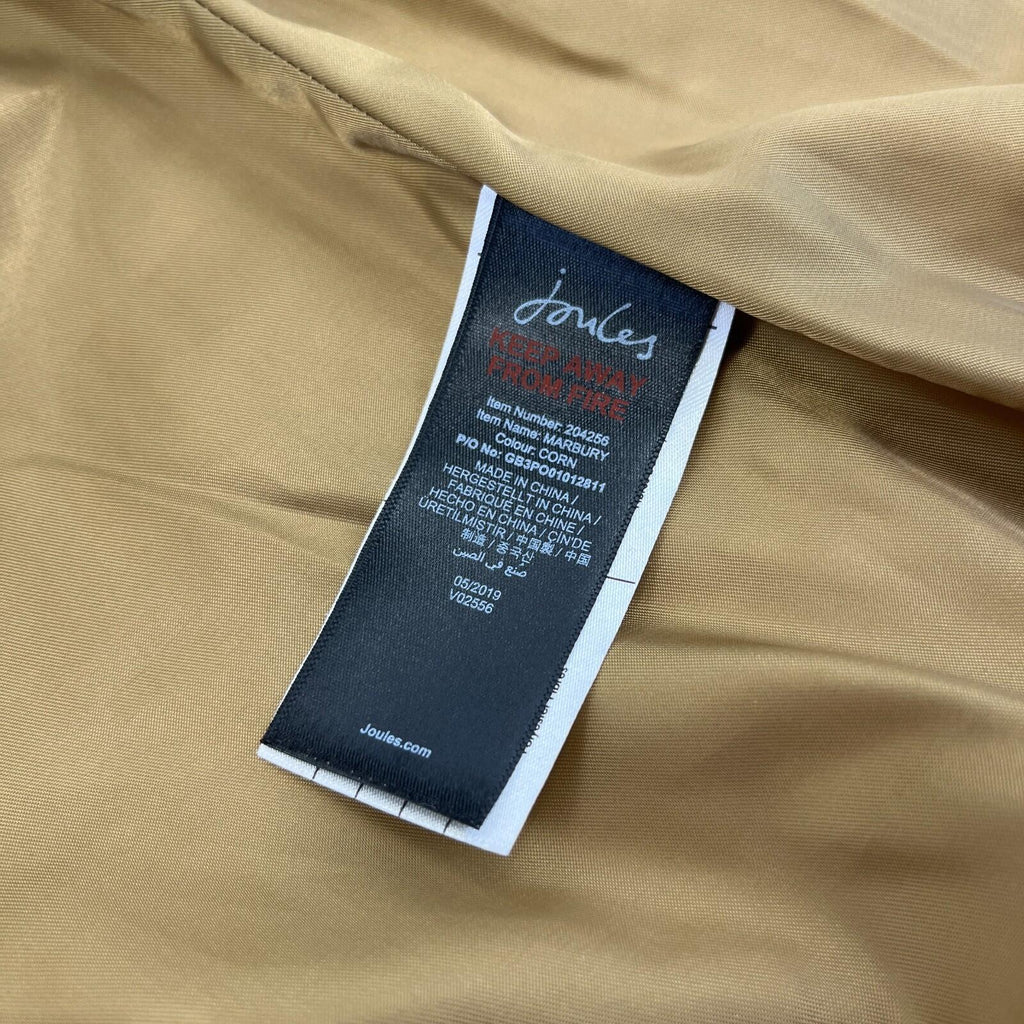 Joules Warm Welcome Collection Quilted Gilet with Faux Fur Collar Brown size 20