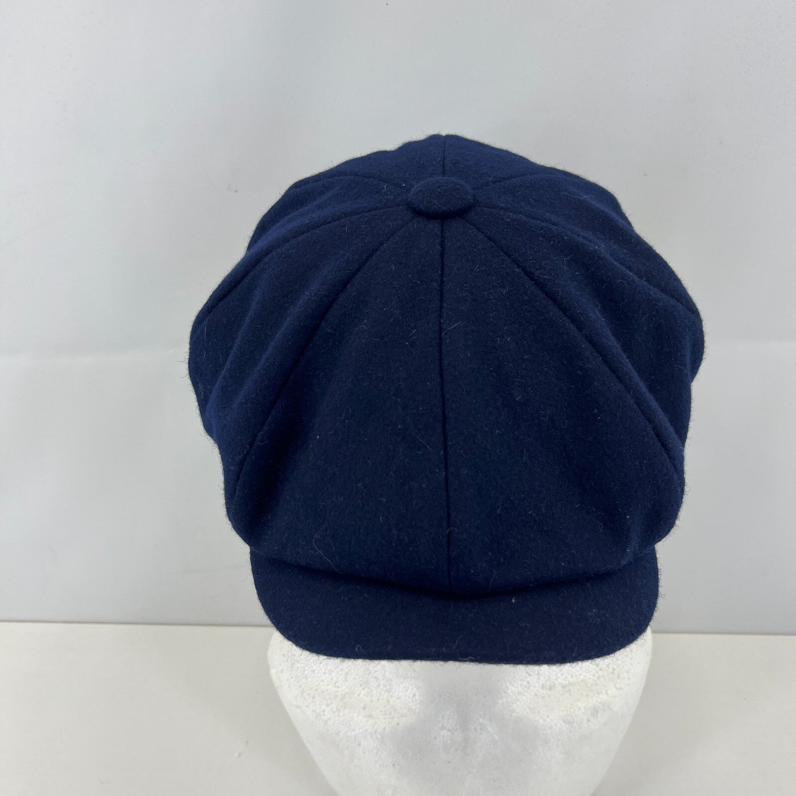 Hammond & Co Patrick Grant Men's Navy Blue Baker Boy Flat Cap size L/XL